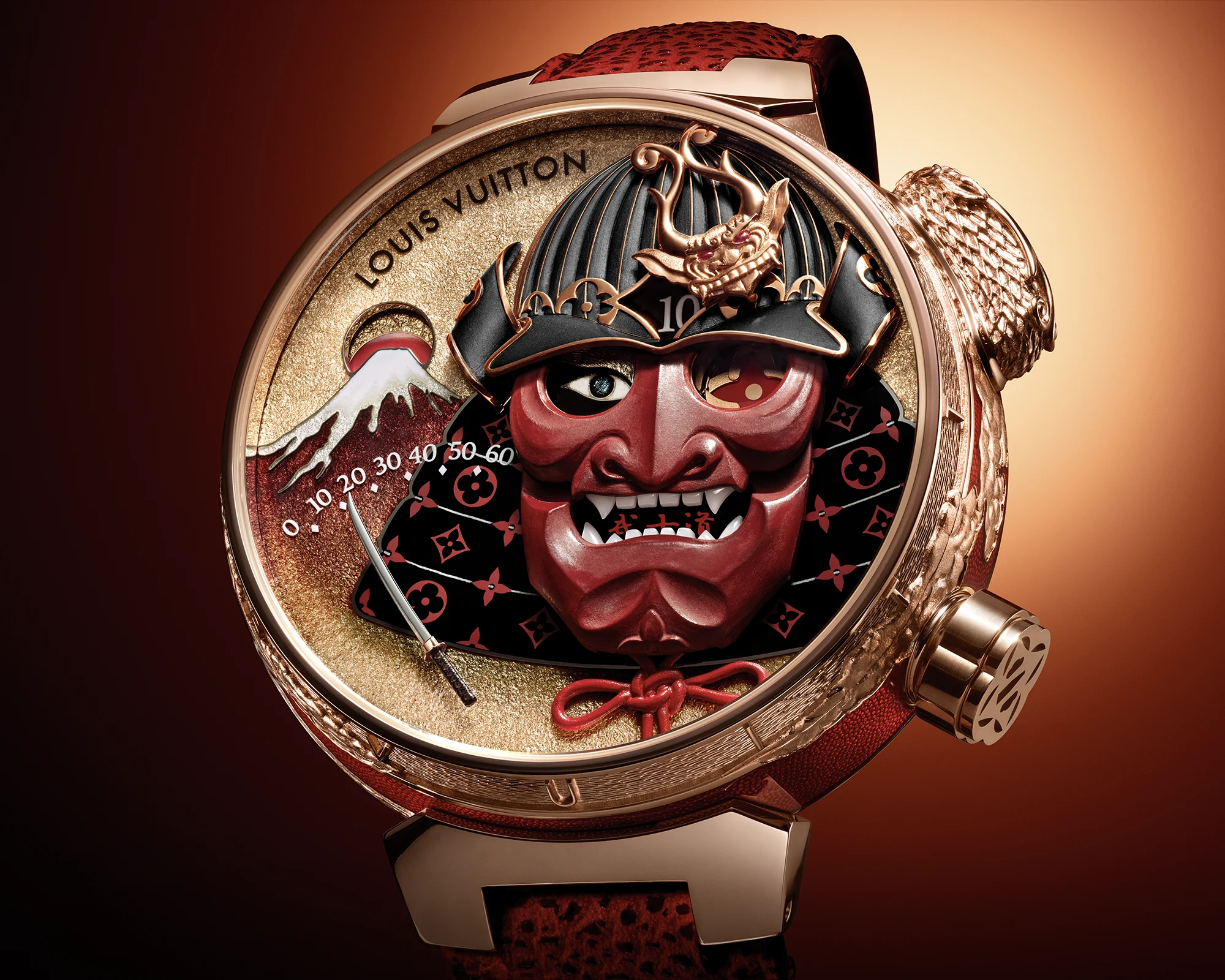 The Louis Vuitton Tambour Bushido Automata Ref. W1PG31