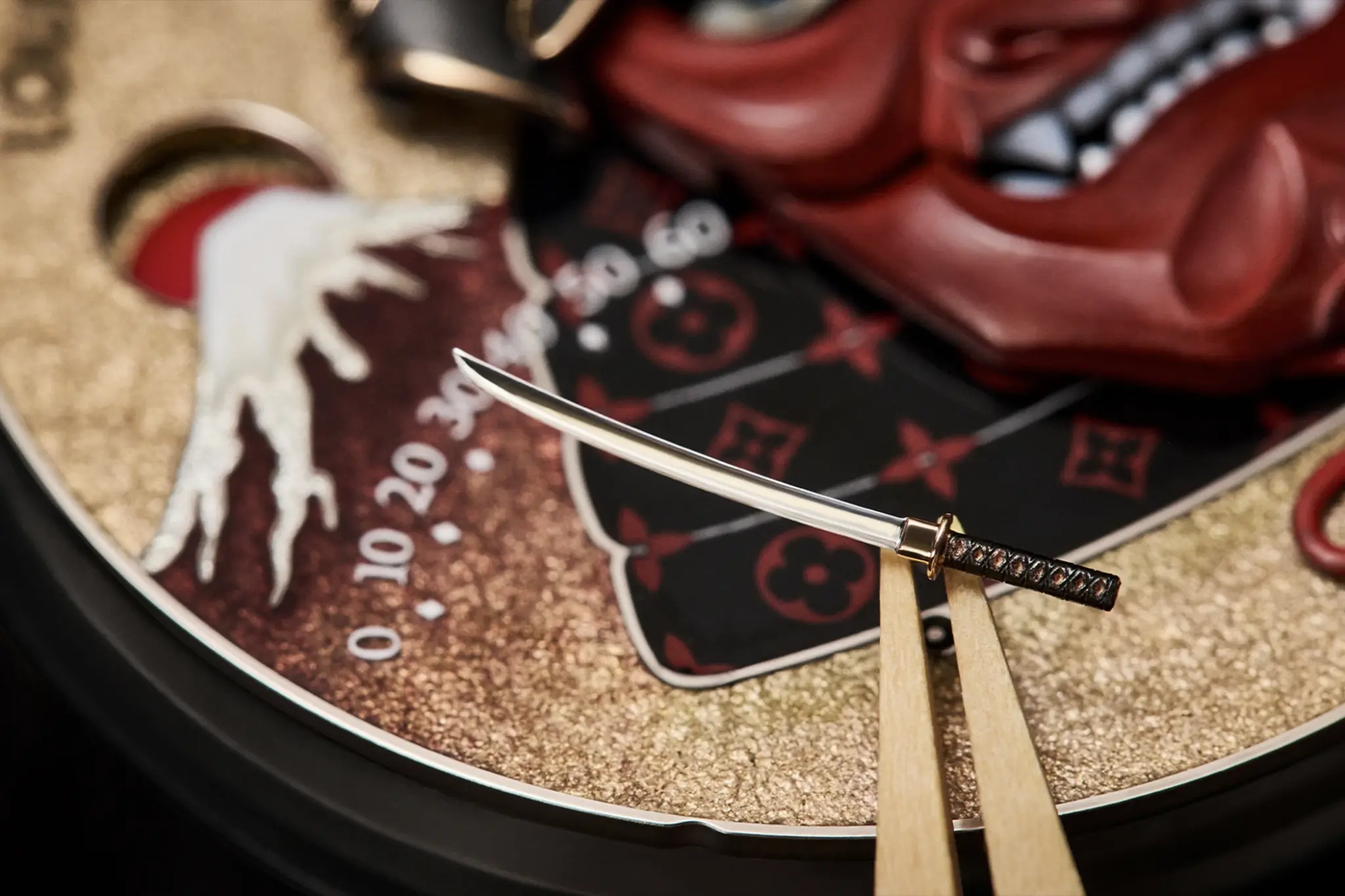 Samurai sword of the Louis Vuitton Tambour Bushido Automata - Ref. W1PG31