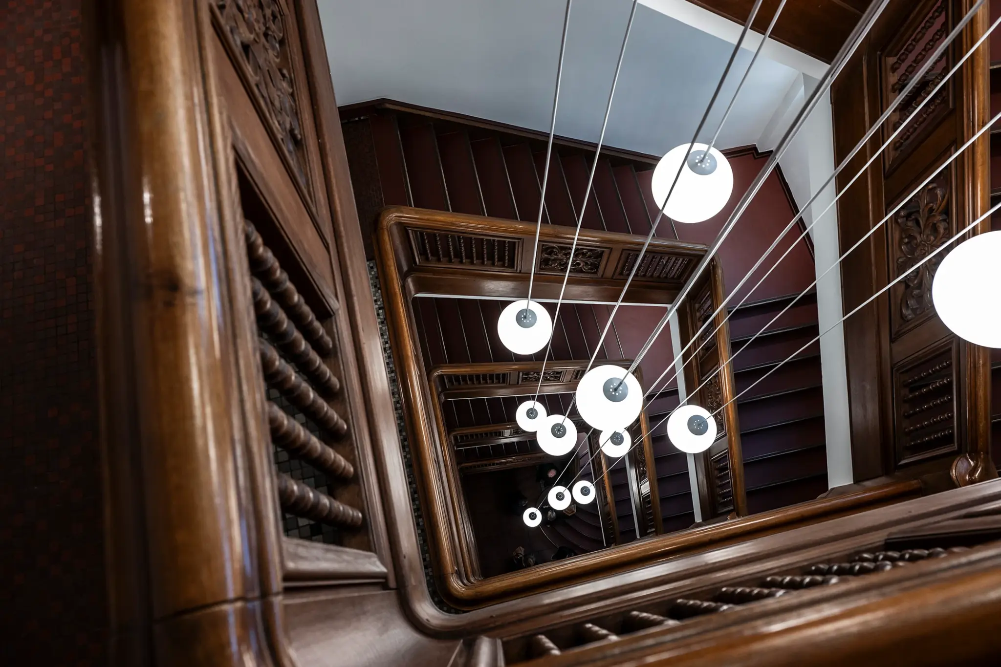 The Historical Staircase of the Wempe Kontorhouse Stubbenhuk
